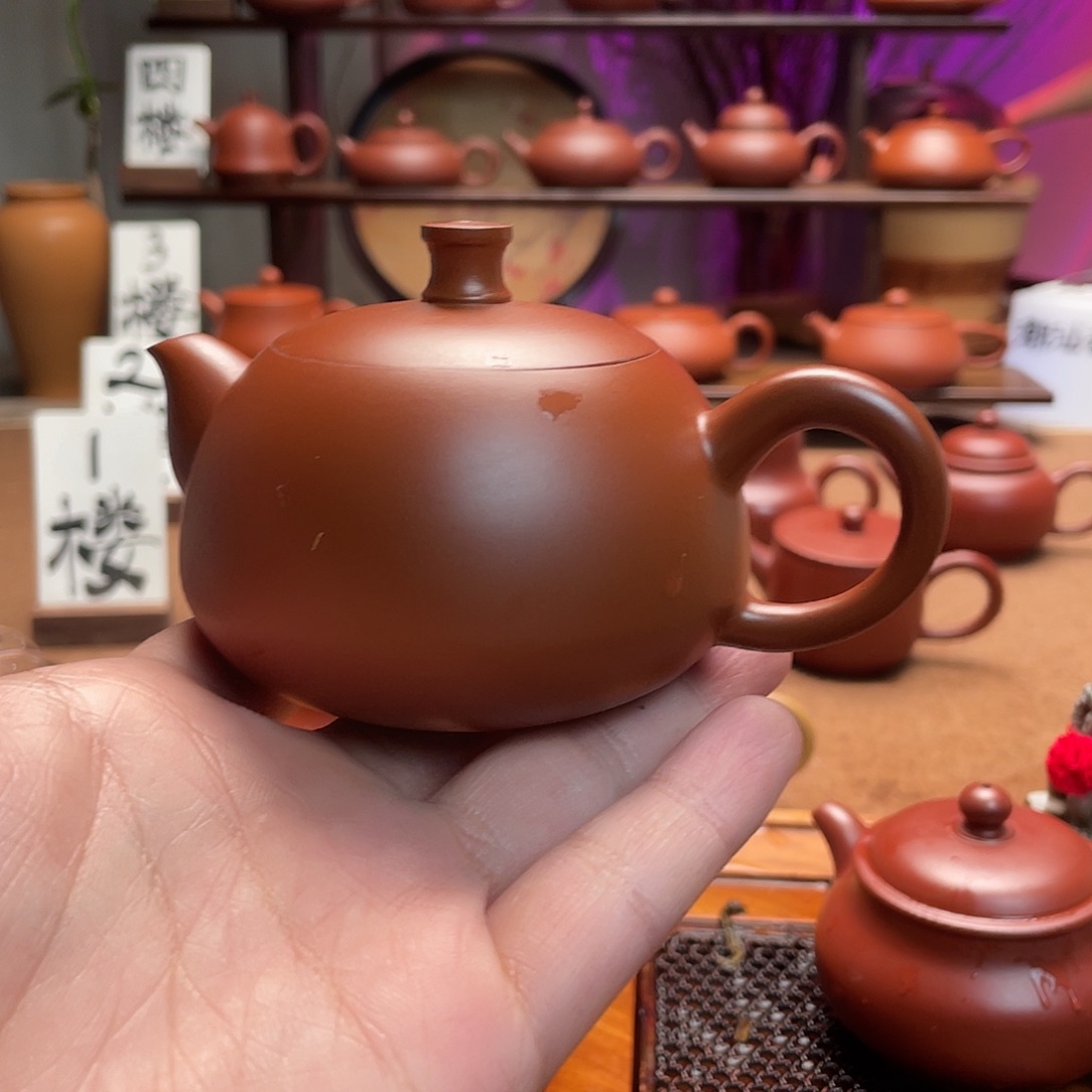 紫砂茶壶木***脑超薄长青150cc