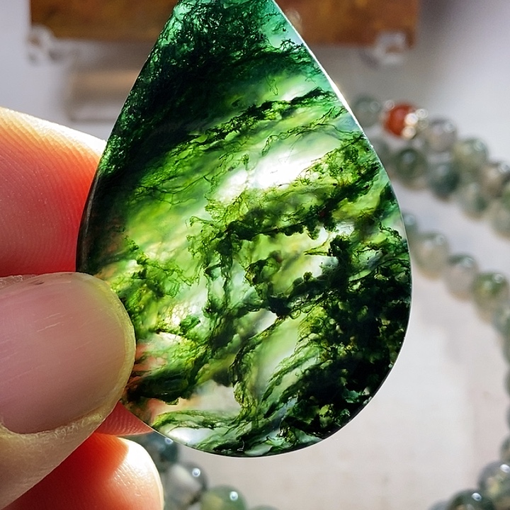 想***y玛瑙/玉髓未镶嵌颈饰