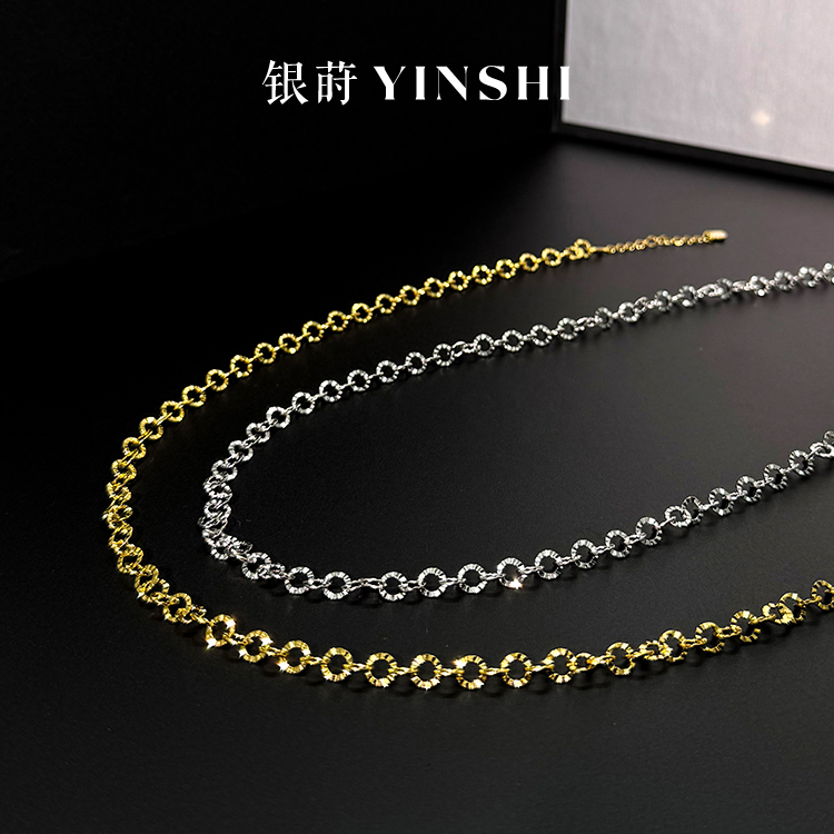 链子925银 【破晓】轻奢复古欧美小众设计百搭原创意式进口银项链