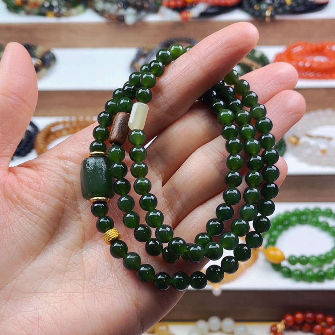 【闪购商品】和田玉手串未镶嵌