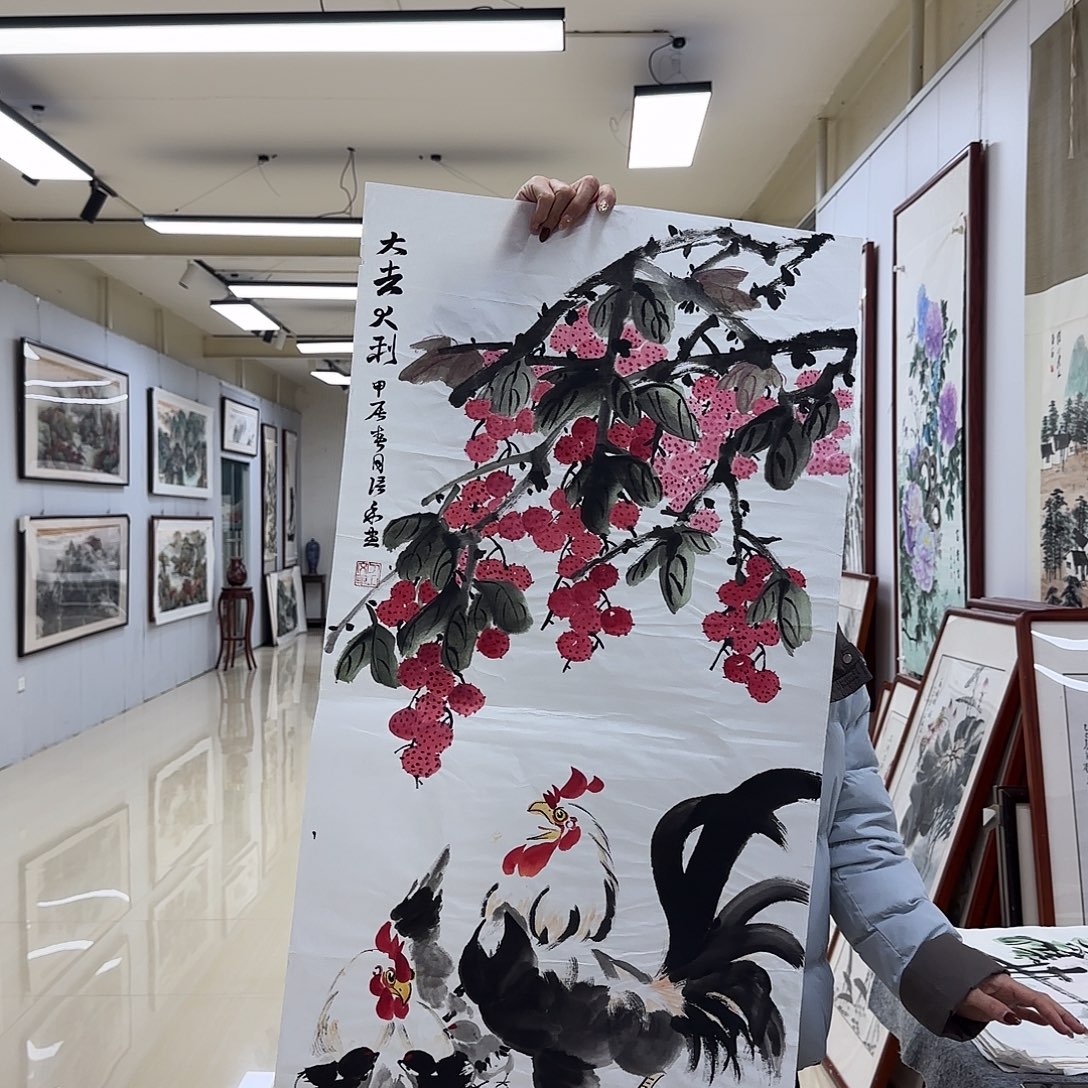 国画国画作品展。国画作品