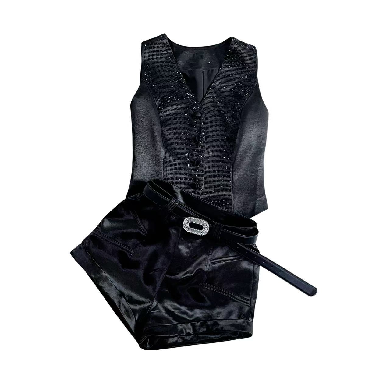 【漫老板】3663私服 定制高品质套装马甲+短裤