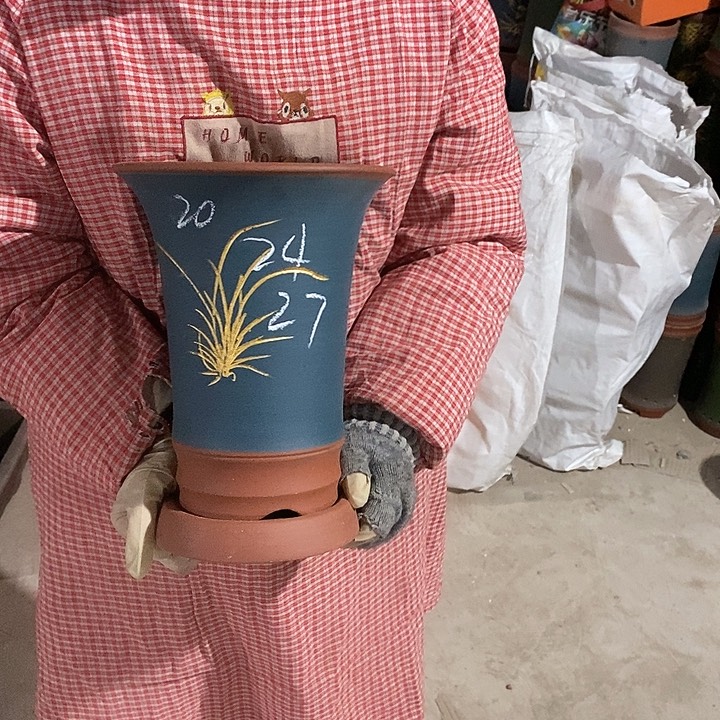 紫砂花盆紫砂花盆