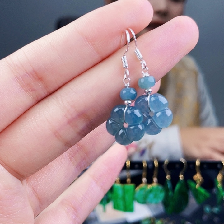 翡翠耳饰未镶嵌饰品