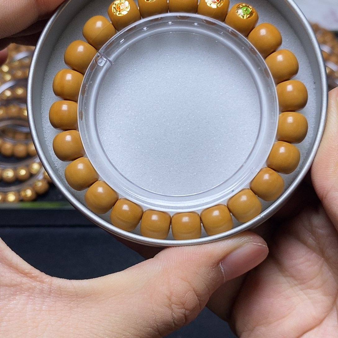 猴头核桃手串金木水火土五行金标老邢尺寸10左右单号69号