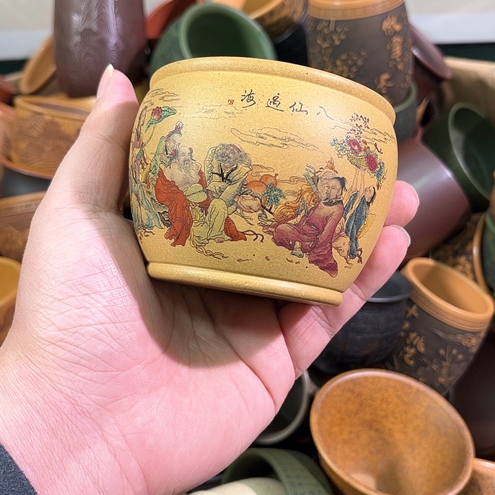 茶杯紫砂全手工紫砂主人杯