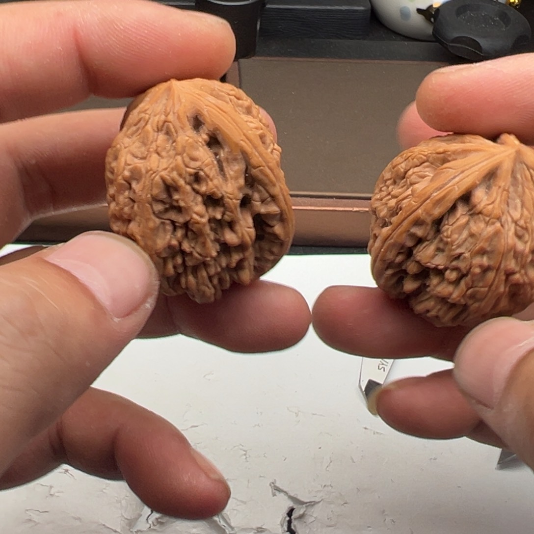 文玩核桃把件虎头王39