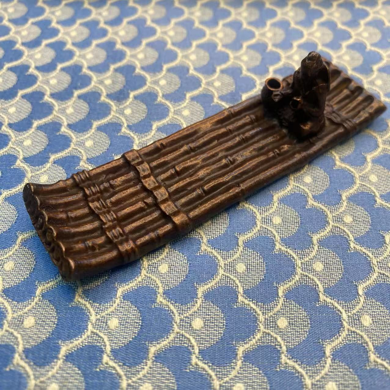 复古船 摆件 瑶轩堂精选高端竹排