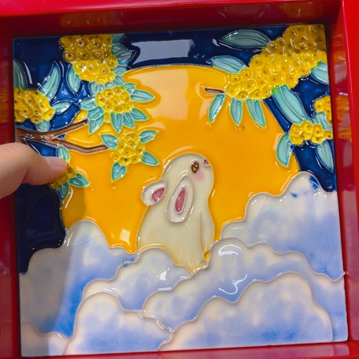 瓷片瓷板画艺术作品