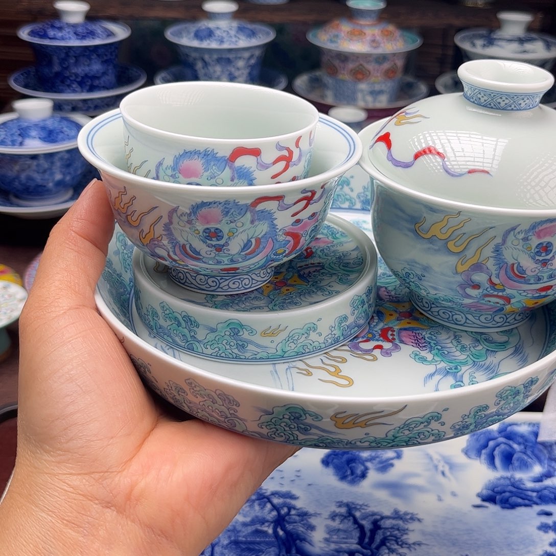 景德镇陶瓷五件套