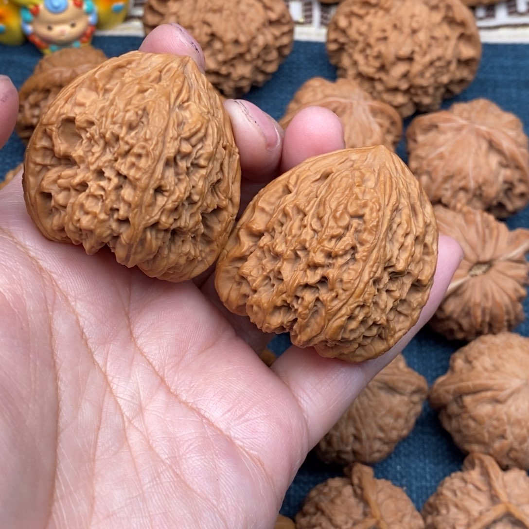 文玩核桃把件41毕业凹底天残脚南疆全品