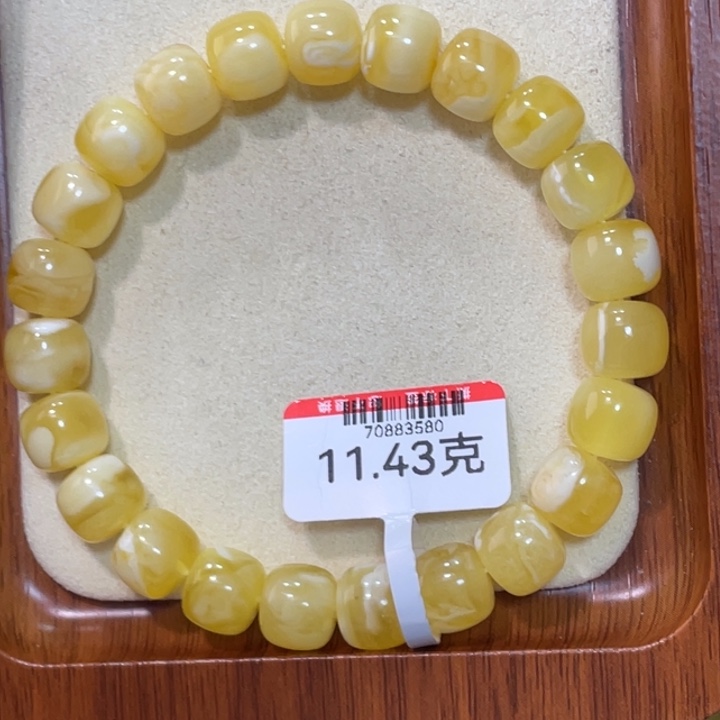 蜜蜡手链未镶嵌蜜蜡
