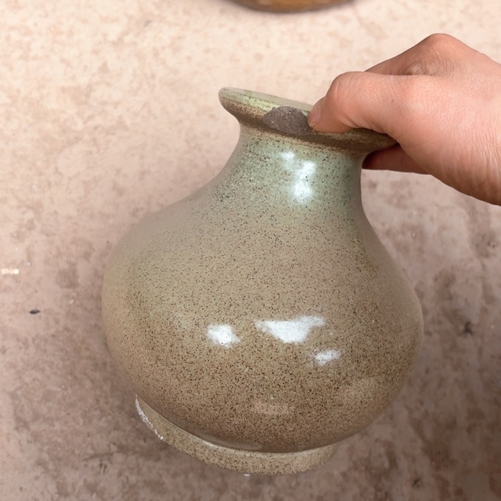 紫砂花盆瑕疵无孔8/16