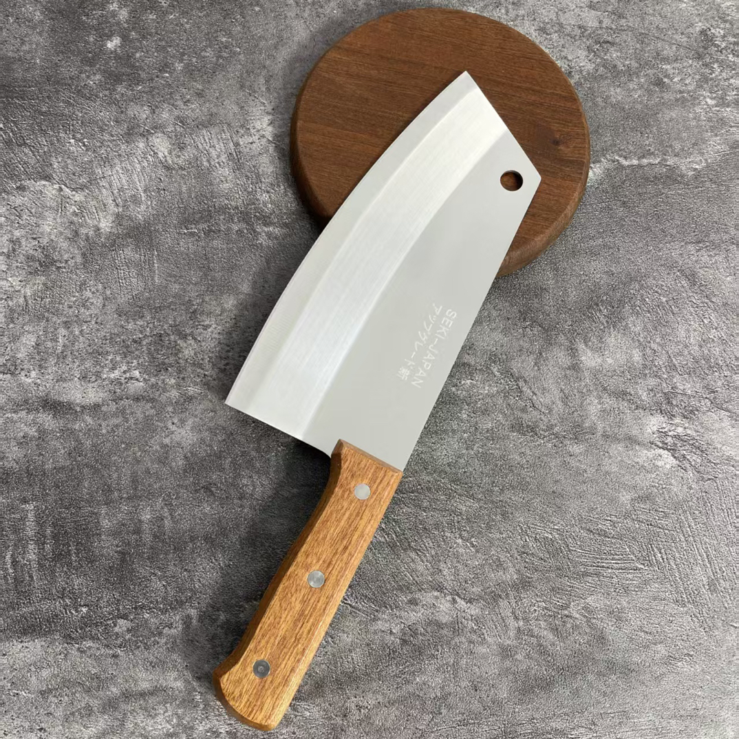 新疆包邮锋利不锈钢家用轻切片切菜切肉刀专业厨房刀具