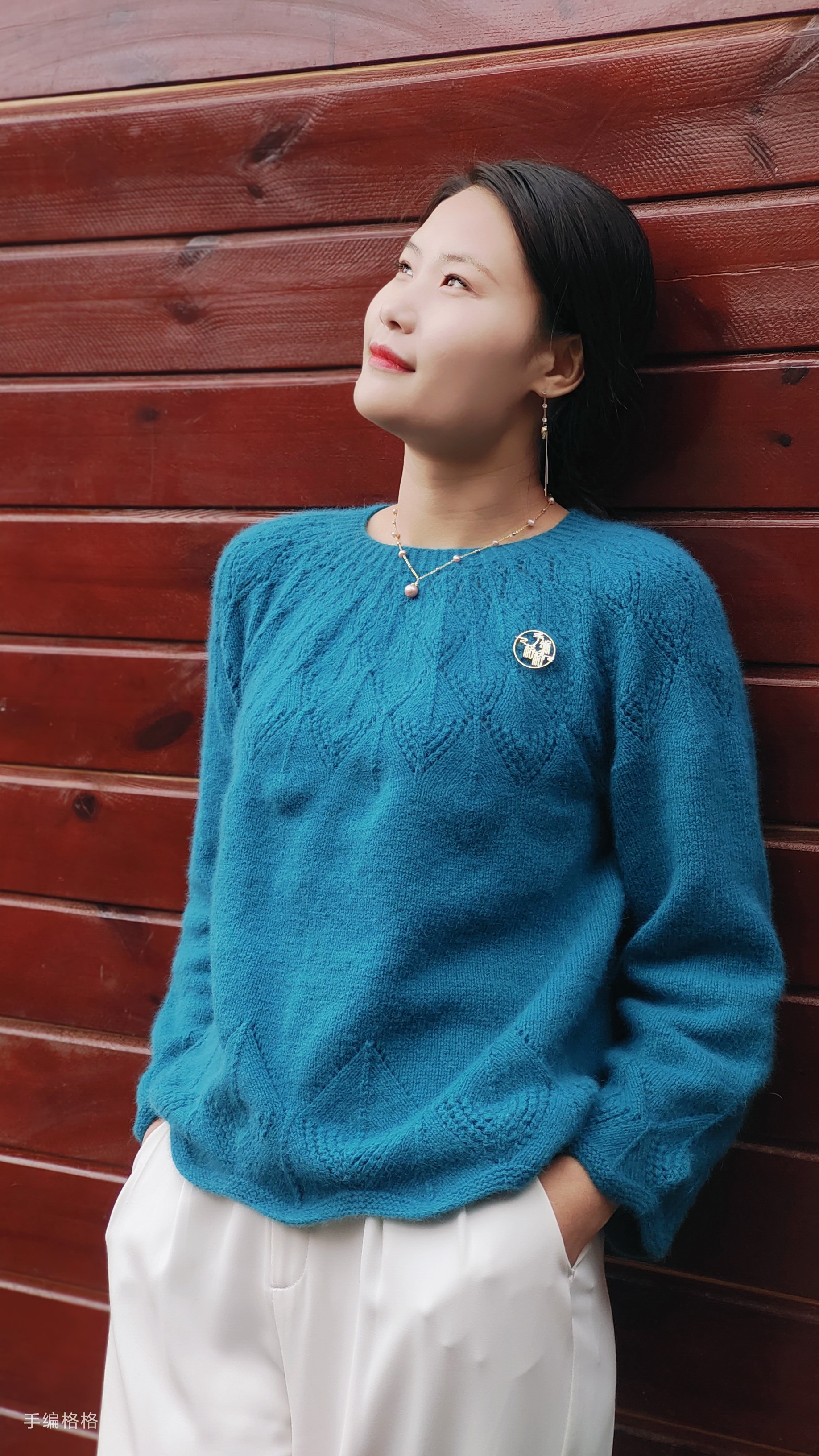 手编格格【雪狐】绒爵纯山羊绒羊毛绒线羊绒特殊纤维细线手工毛衣