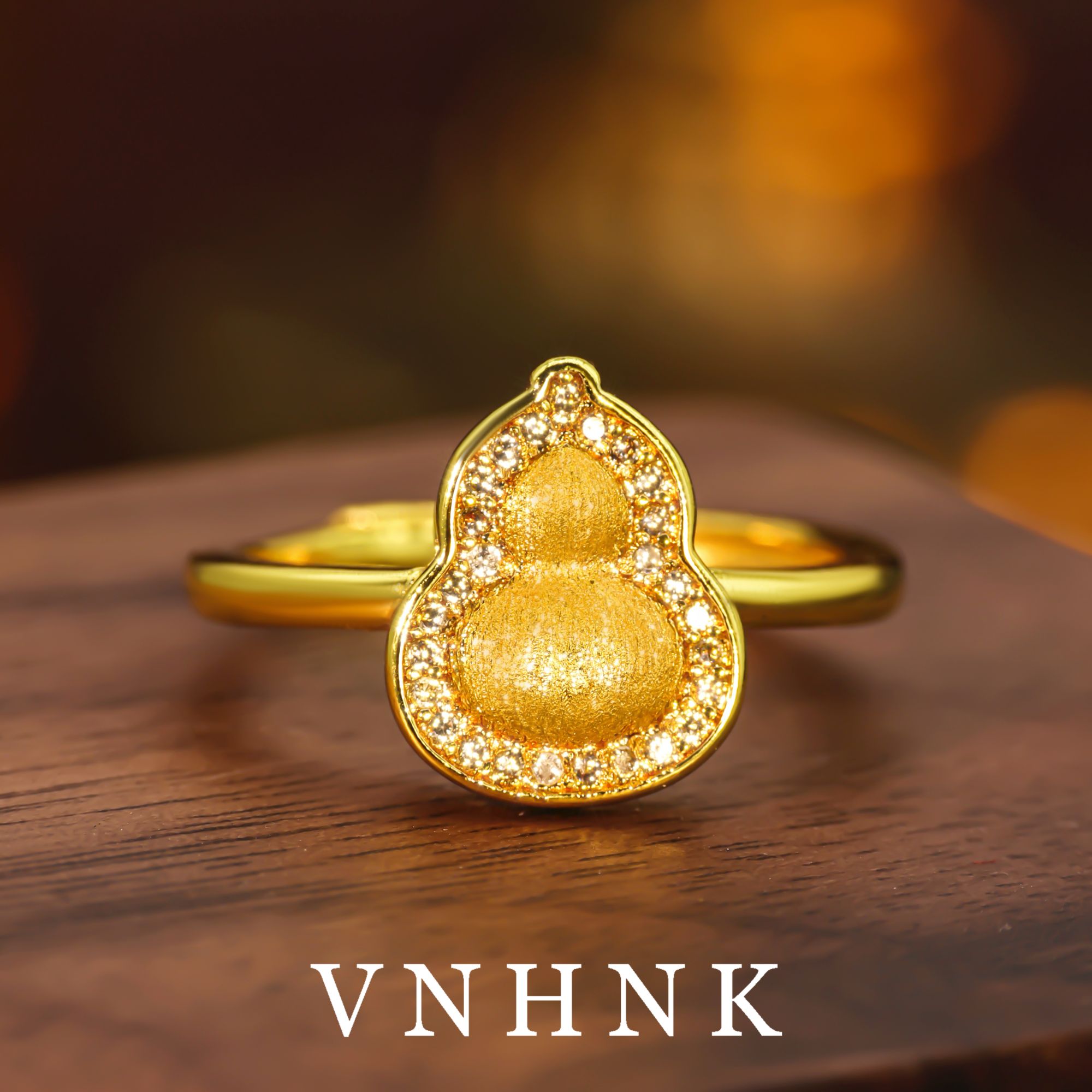 铜合金合成锆石戒指 美可儿   M3   金色时尚气质戒指预售