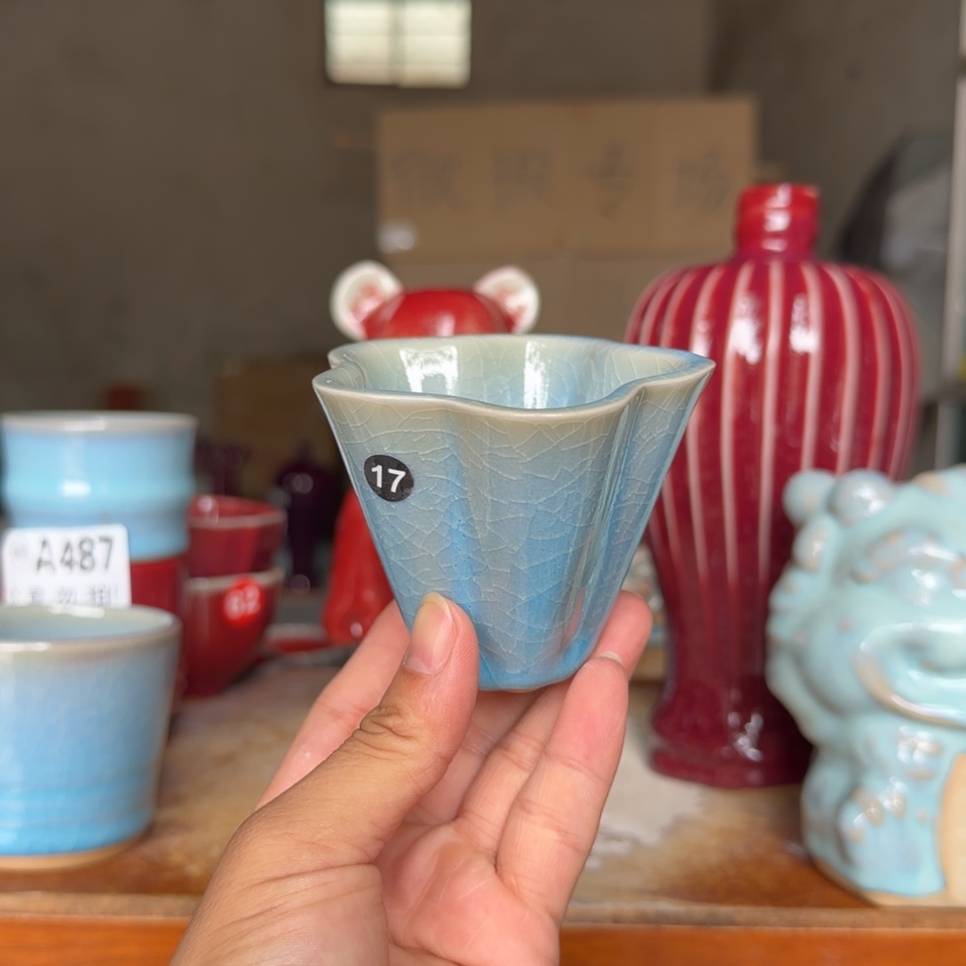 摆件郑家钧瓷摆件微瑕