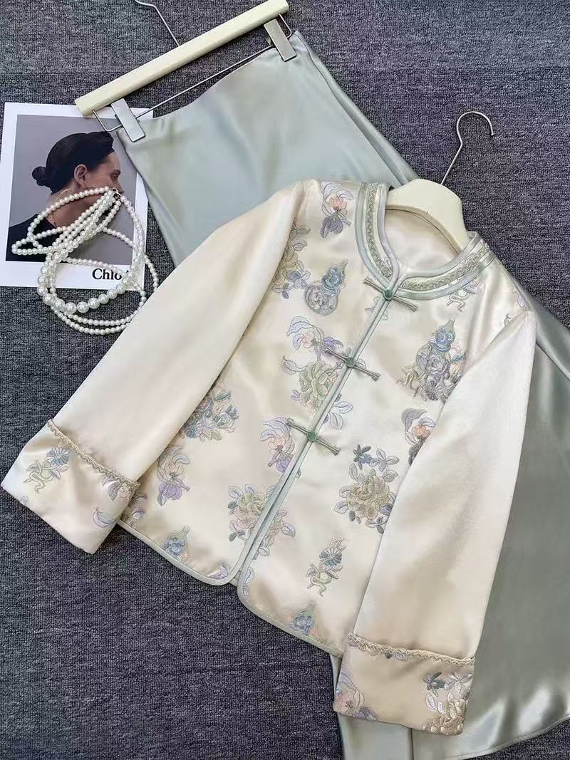 【葫芦梦蝶】新中式外套国风旗短上衣2025A7119—小璐