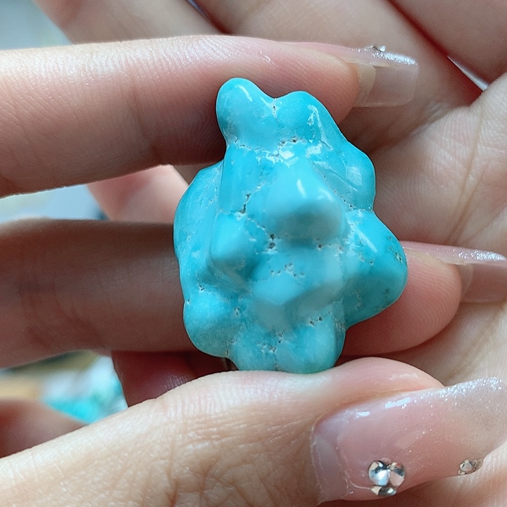 绿松石珠宝奇石未镶嵌