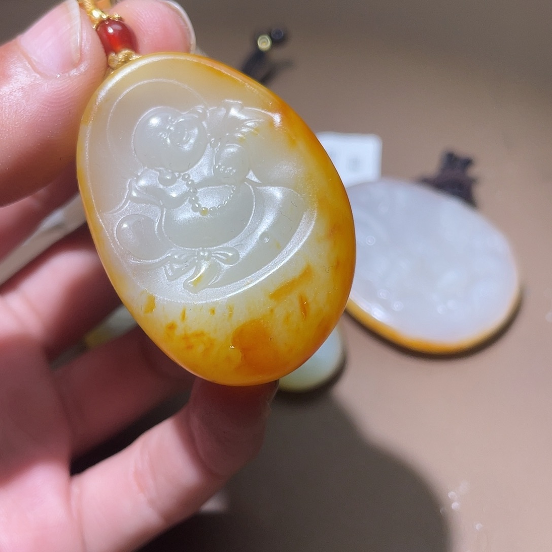 和田玉颈饰未镶嵌Z6