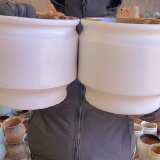 紫砂花盆高19口20————-