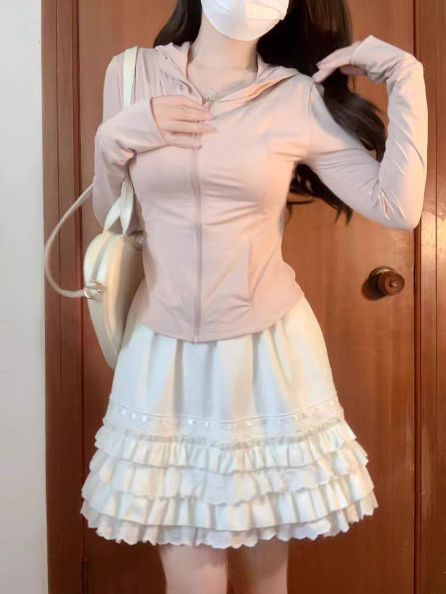 披肩款UPF50+女UPF100+防晒服修身款