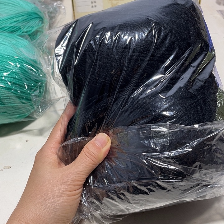 羊毛混纺黑色5两单