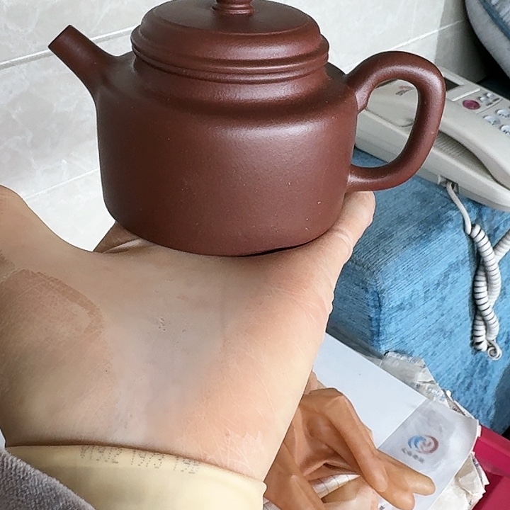 紫砂茶壶➰****h底槽青德中190cc微瑕