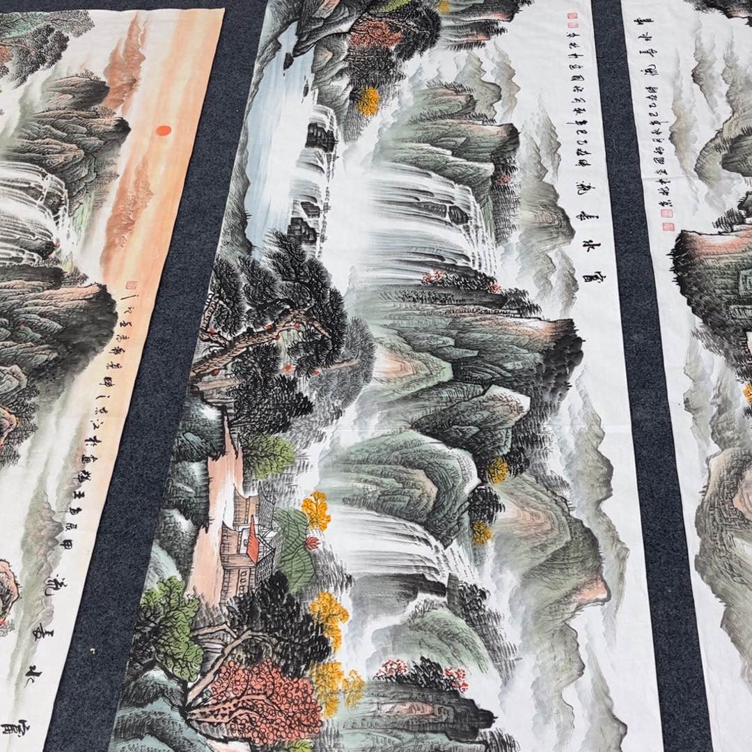 富水长流山水之间的