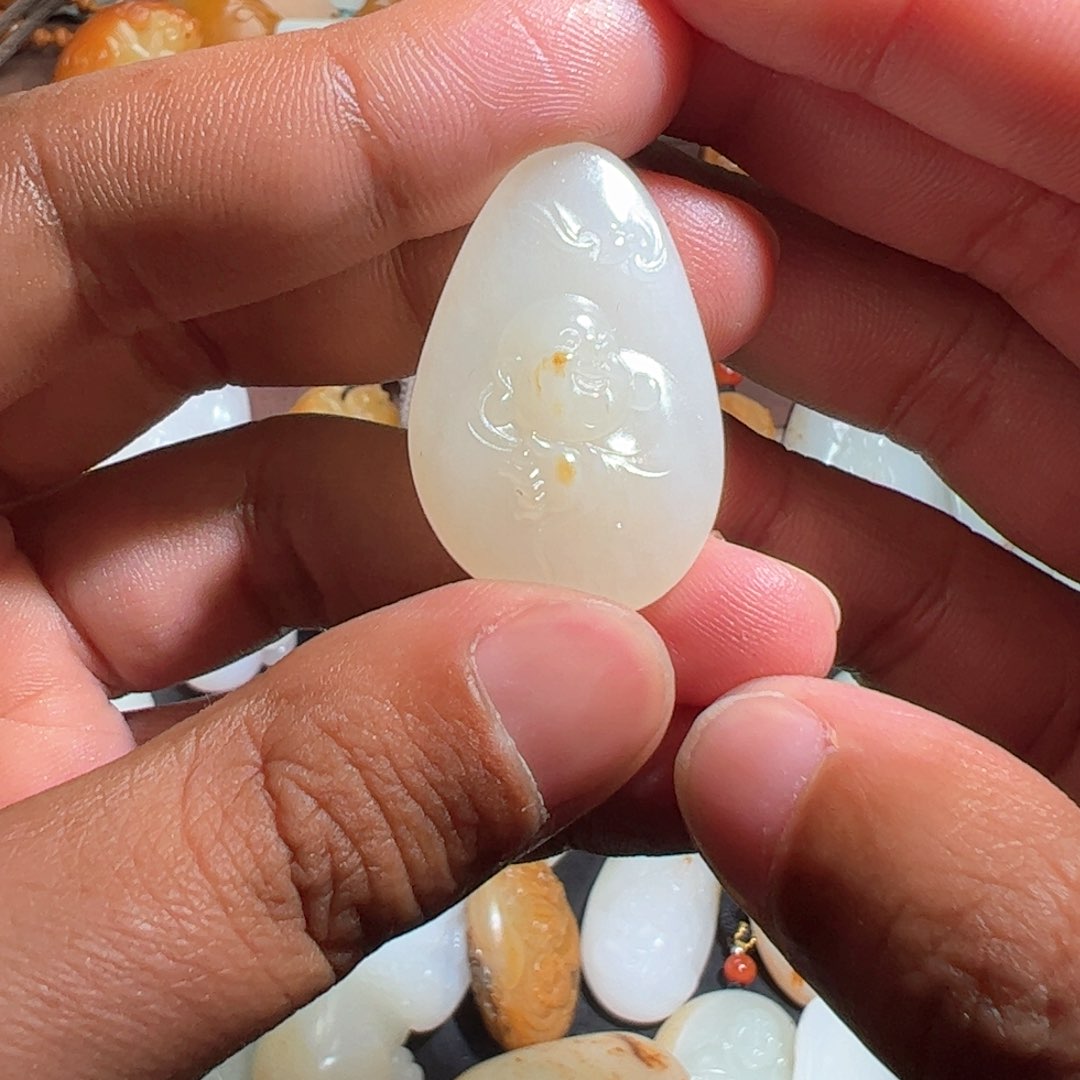 和田玉颈饰未镶嵌晋**都