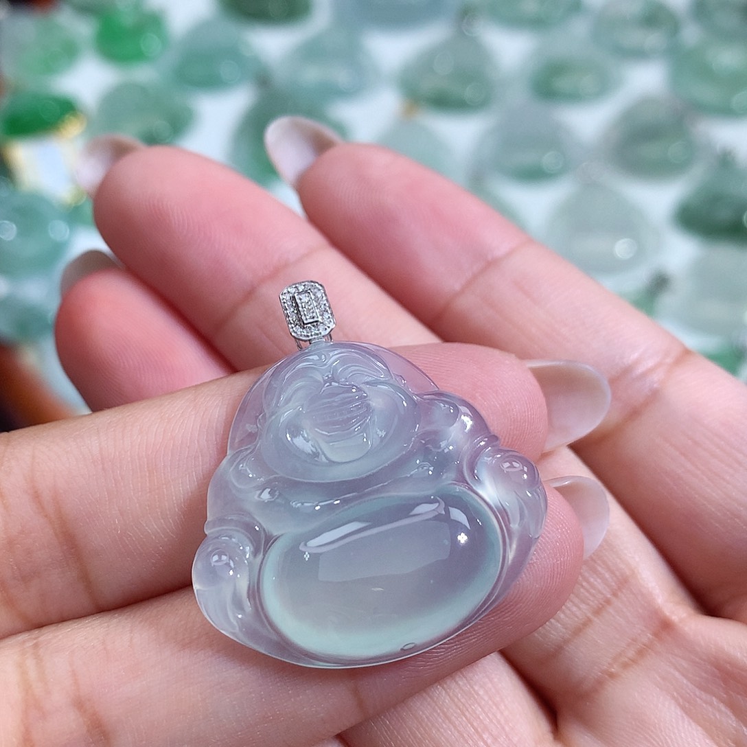颈饰未镶嵌翡翠佛公