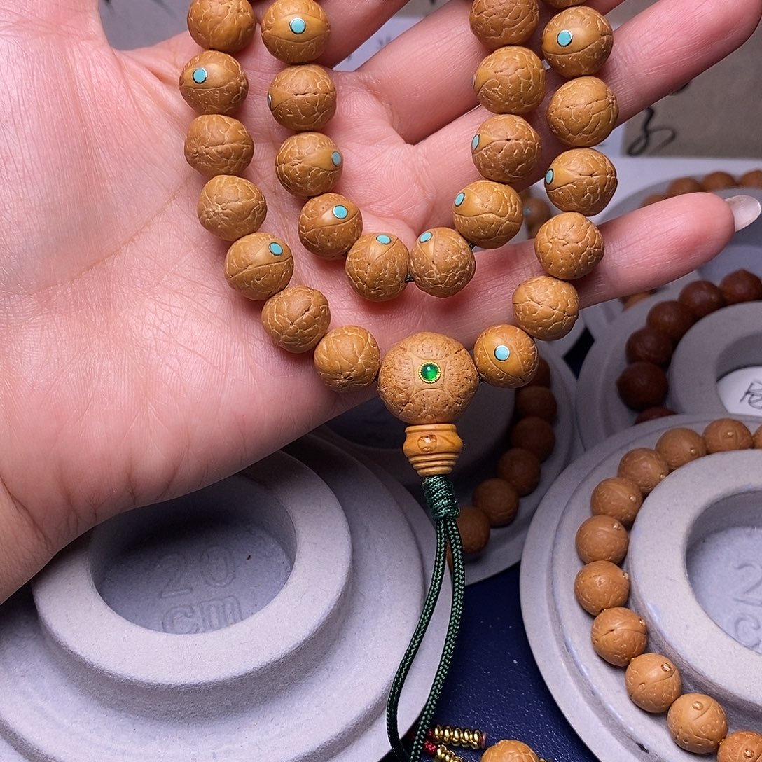 凤眼菩提吊坠12.5×36