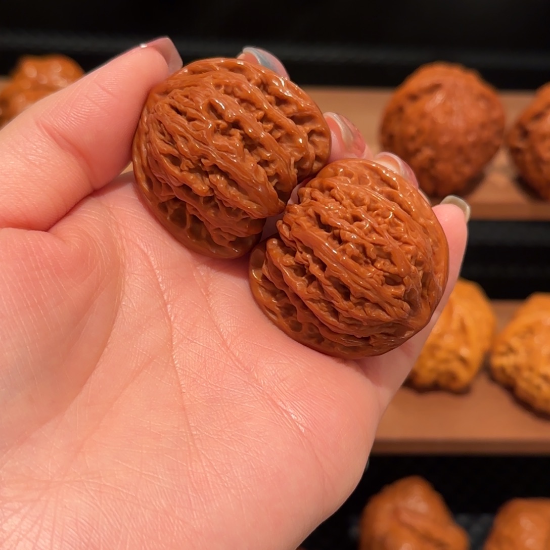 桃核把件迷你小粗筋36 精品1521