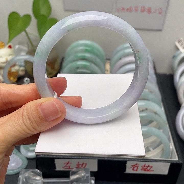 翡翠未镶嵌手镯57/13/8正圈