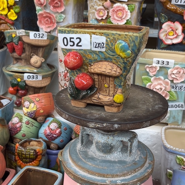 紫砂花盆粗陶材质多肉花盆