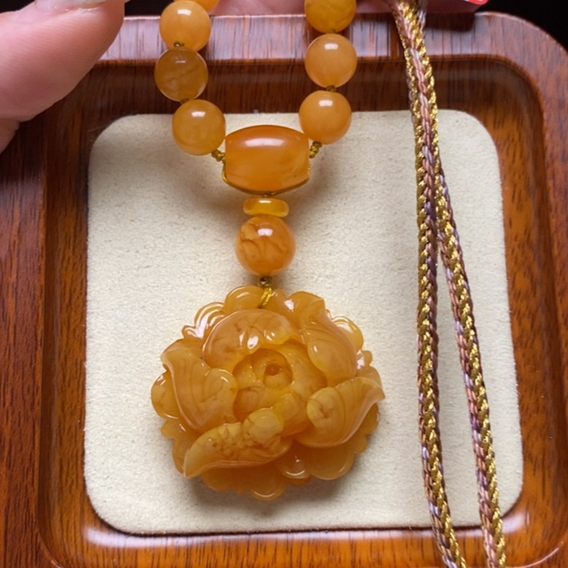 【闪购商品】蜜蜡颈饰未镶嵌项链