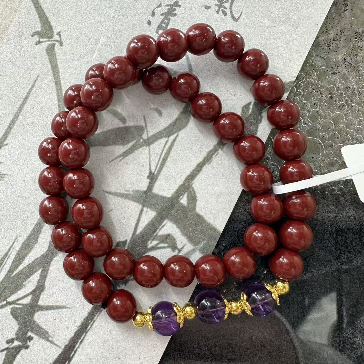 含辰砂工艺品精品手串-无礼盒-S1326