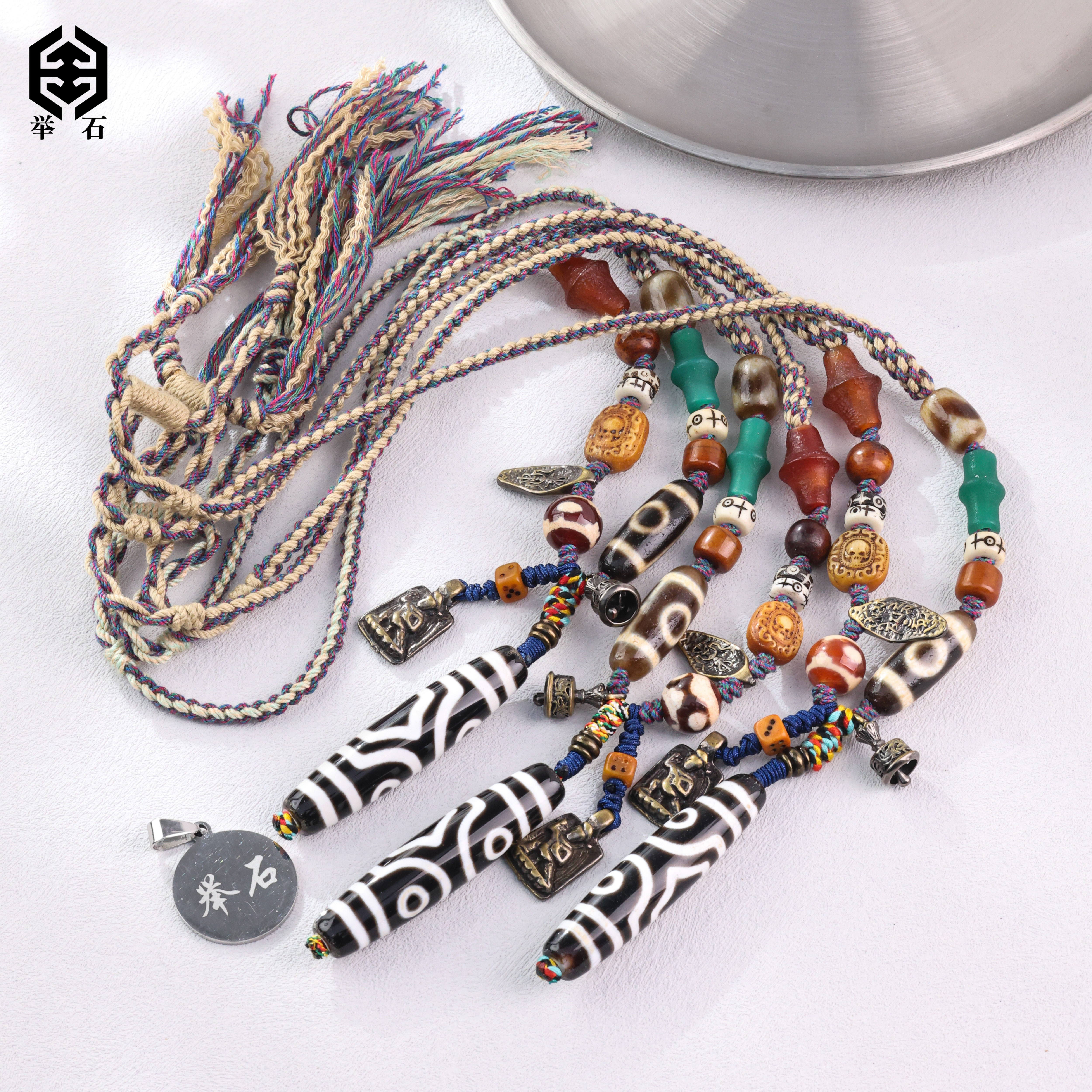 【举石饰品】X0217-111-189玛瑙吊坠（一件/多样性发/约57*12mm+）u