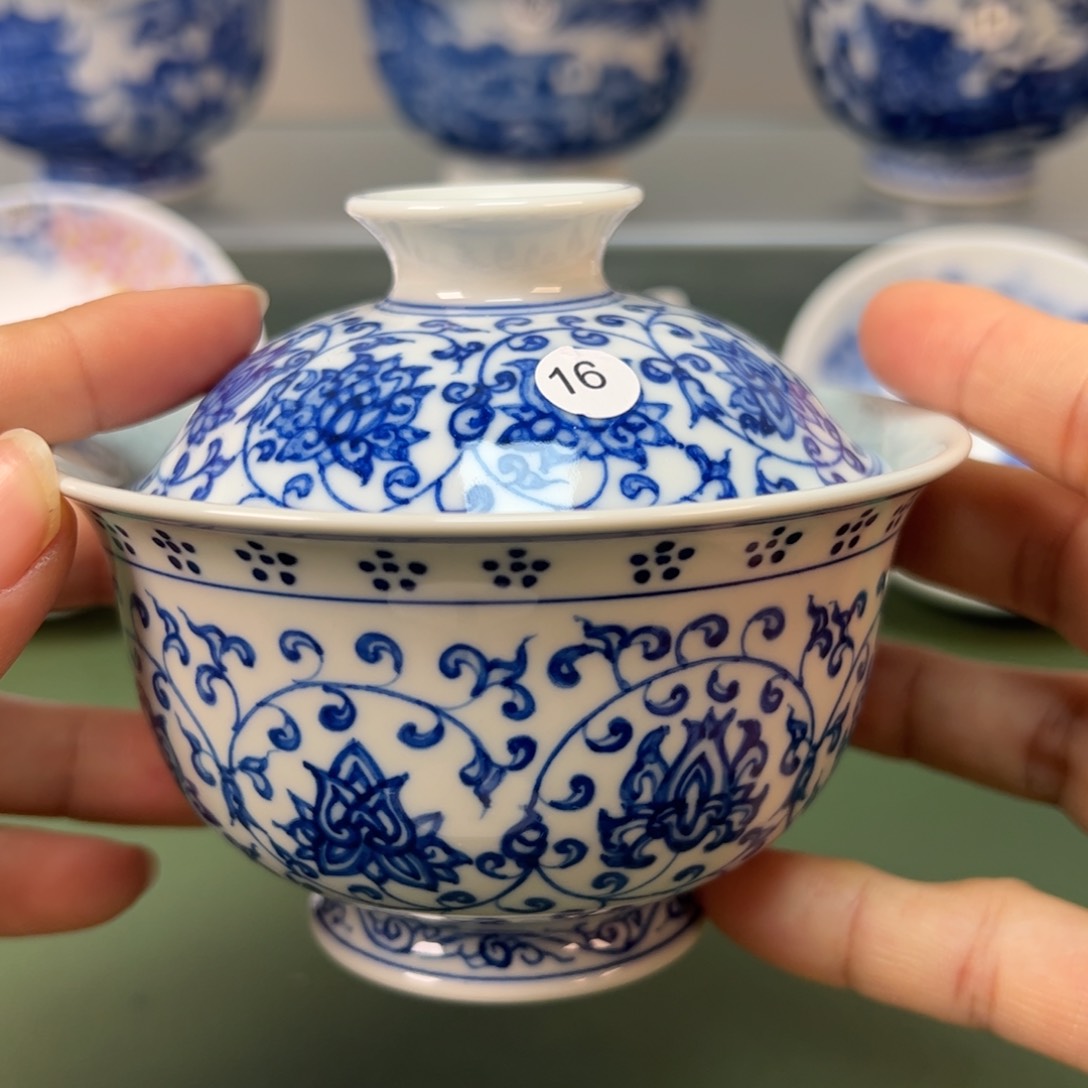 杯木木景德镇纯手绘茶具16