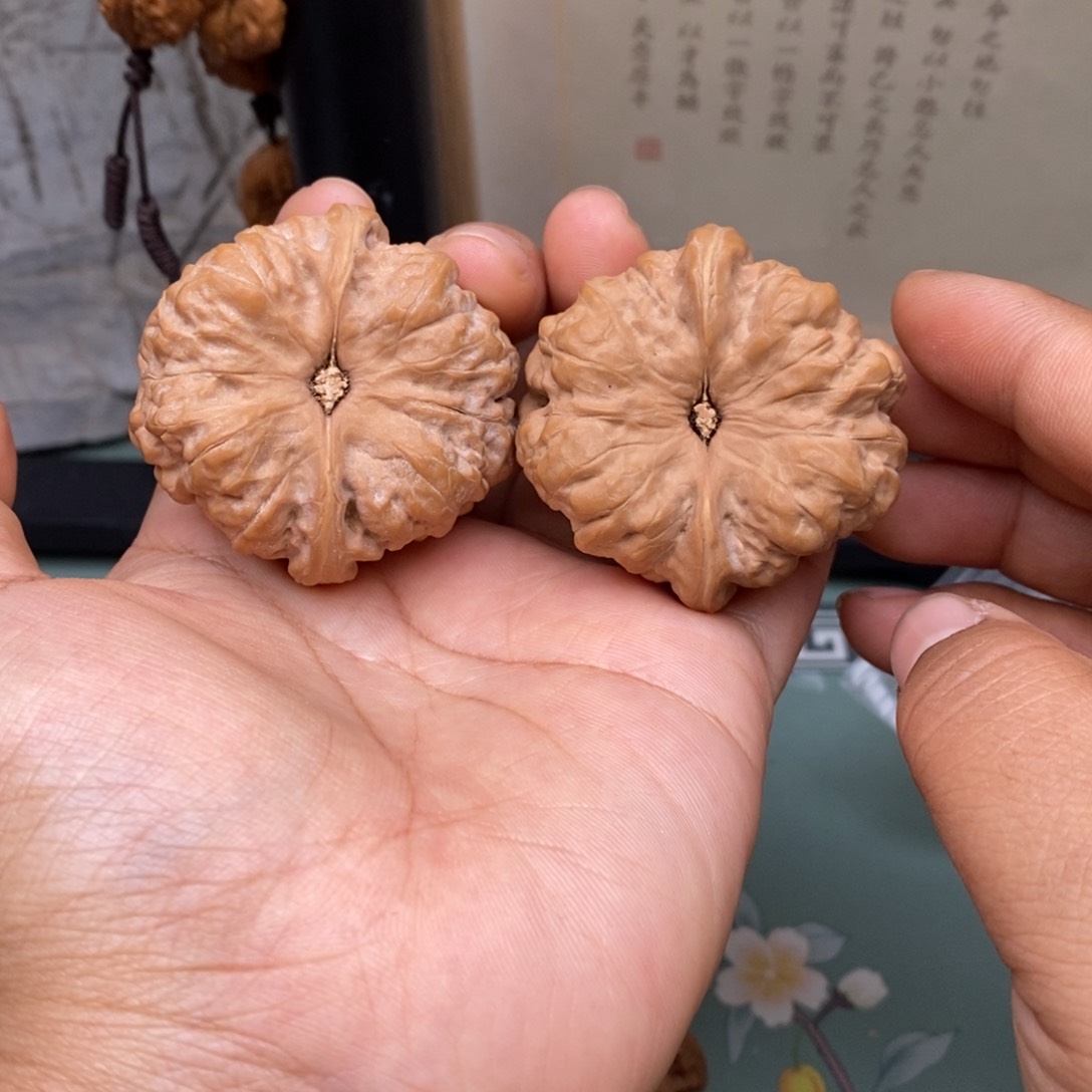 文玩核桃把件43蛤蟆头