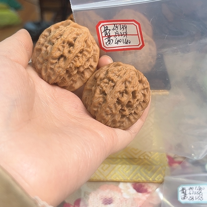 文玩核桃把件非嫁接马老四