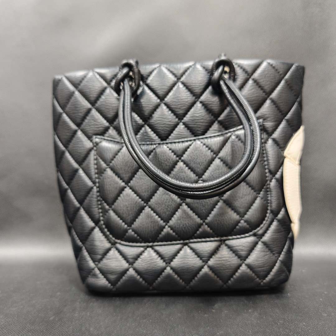 SMVP · 高定奢品 时尚潮流打造真皮女士手提大包0252 黑白康鹏