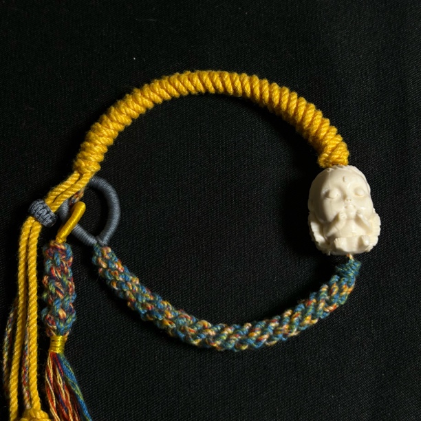 D121646 只做天然猛犸牙 小天使手链 长18x宽14x厚14mm