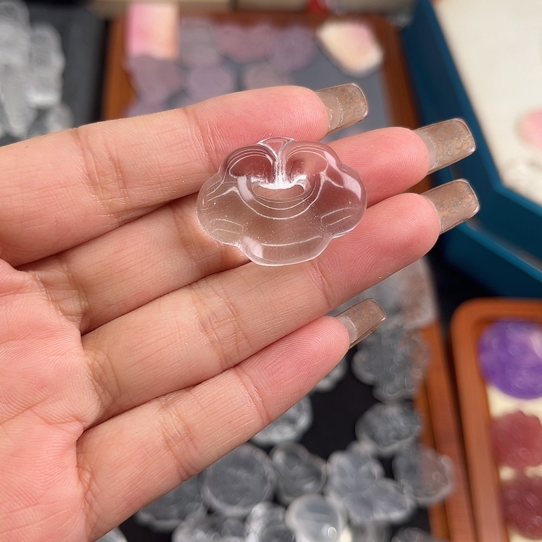 水晶珠宝半成品未镶嵌兰*123