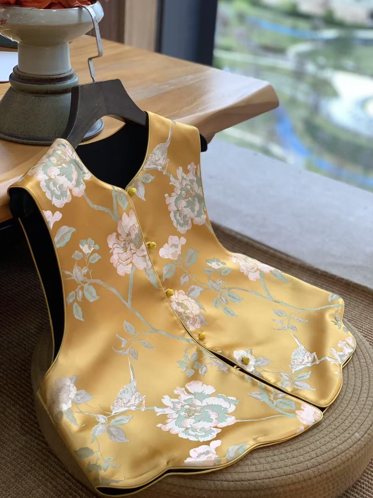 漱玉【抱喜鸟】 国风复古新中式提花时尚百搭夏季双穿马甲女