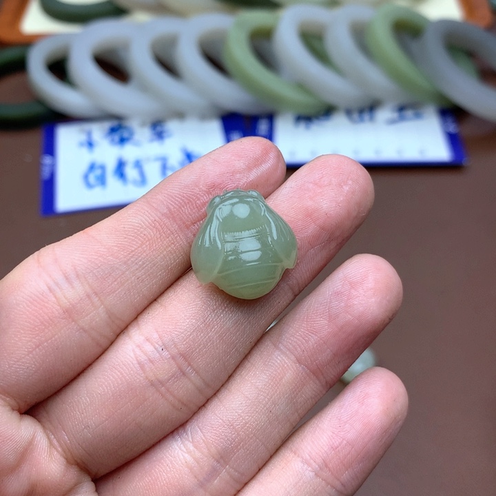 和田玉珠宝半成品未镶嵌