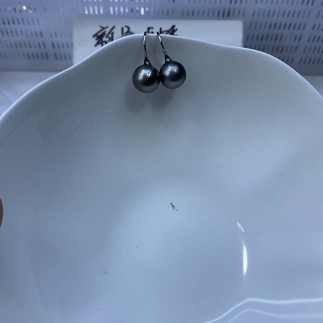 耳饰海水珍珠银S925镶嵌