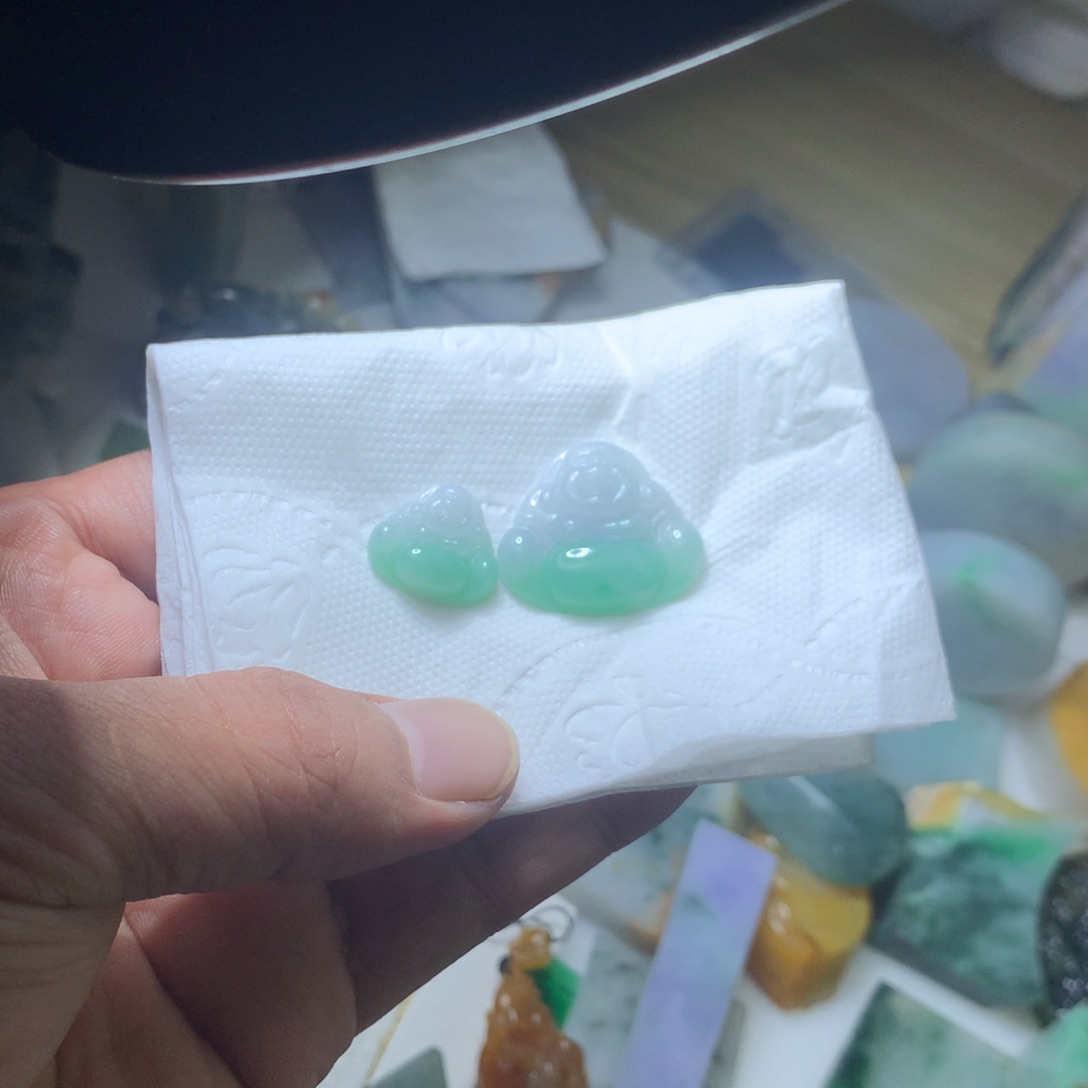 【闪购商品】未镶嵌定制翡翠理*天然翡翠原石吊坠