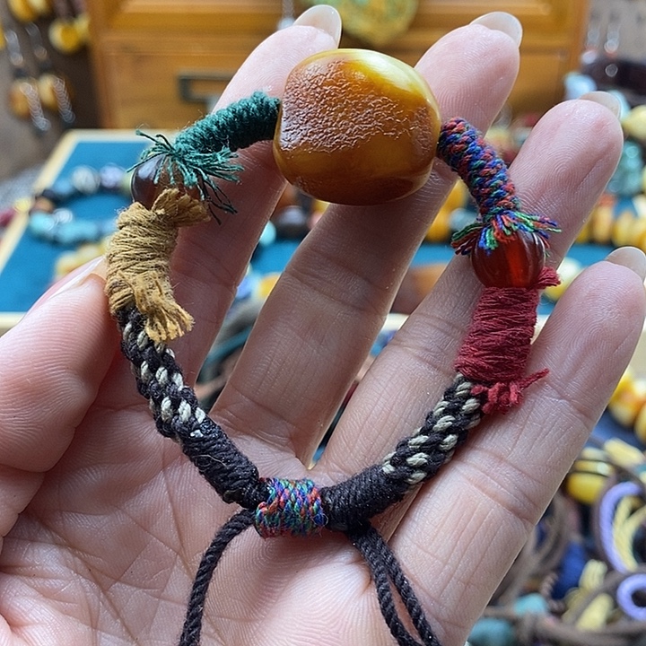 蜜蜡未镶嵌手链手链