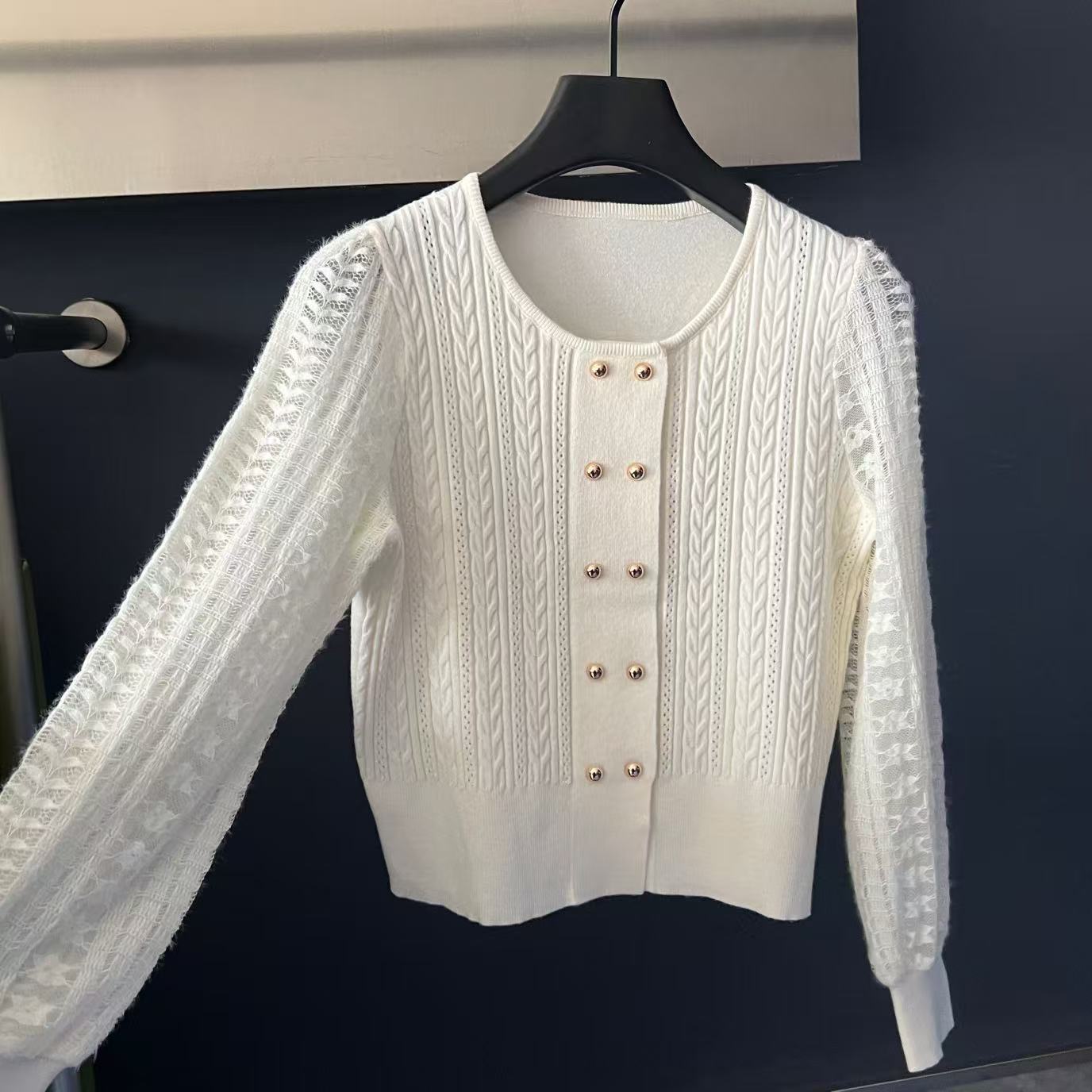 [兰博基尼]2025春新款初静女款开衫毛衣M2115